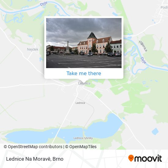 Lednice Na Moravě map