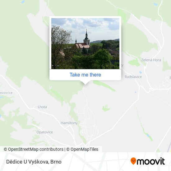 Dědice U Vyškova map