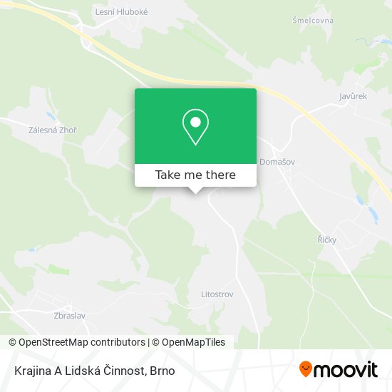 Krajina A Lidská Činnost map