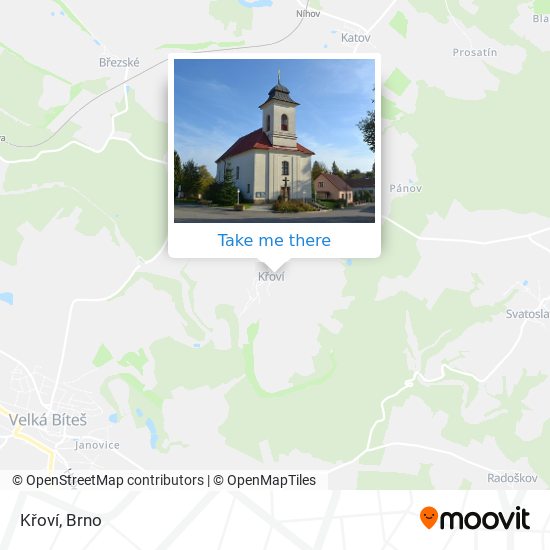 Křoví map