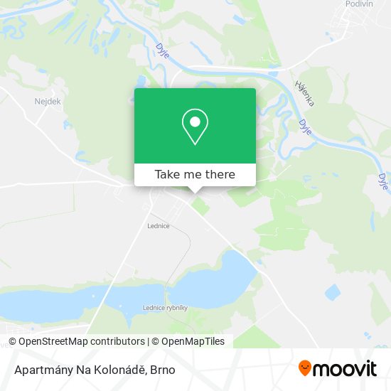 Apartmány Na Kolonádě map