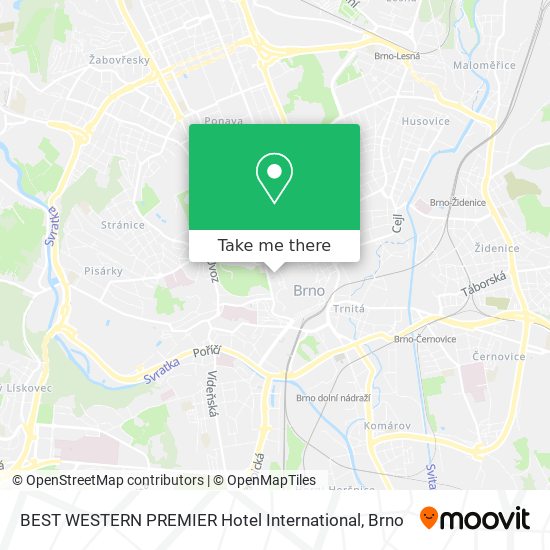 BEST WESTERN PREMIER Hotel International map