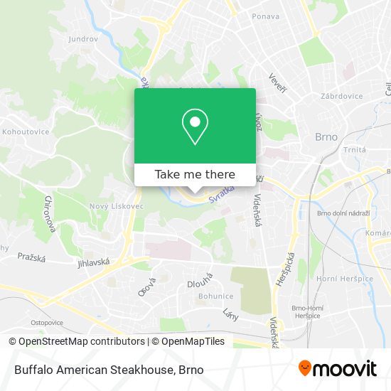 Buffalo American Steakhouse map