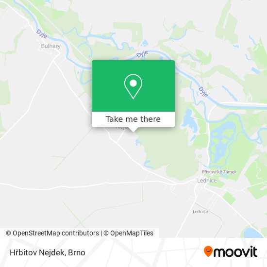 Карта Hřbitov Nejdek