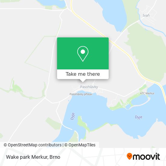 Wake park Merkur map