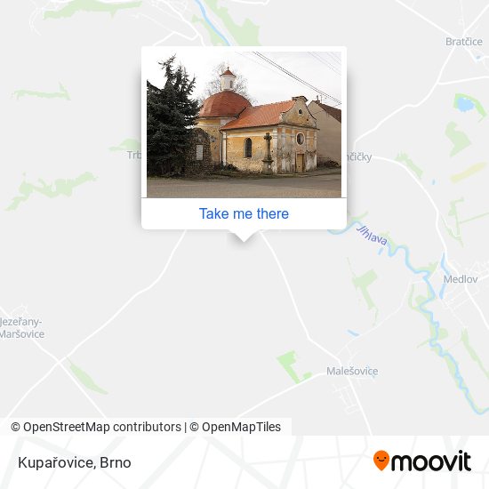 Карта Kupařovice