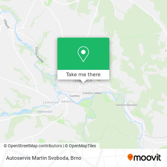 Карта Autoservis Martin Svoboda