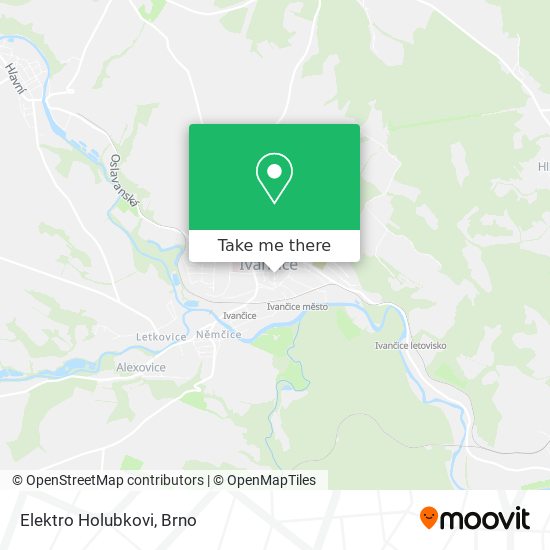 Elektro Holubkovi map