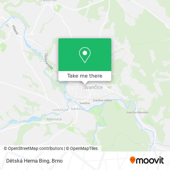 Dětská Herna Bing map