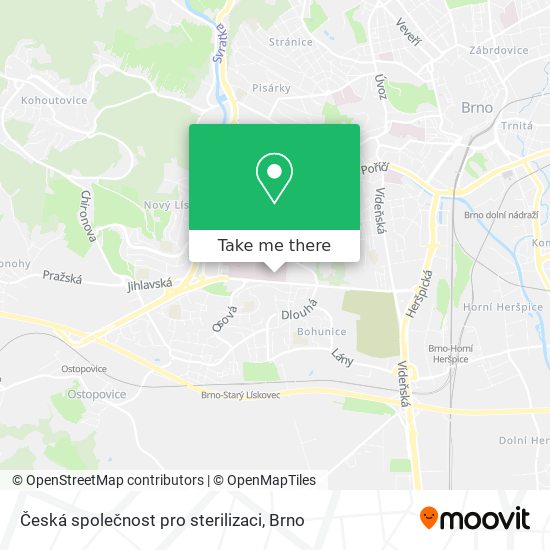 Česká společnost pro sterilizaci map