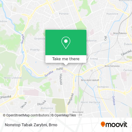 Nonstop Tabak Zarybni map