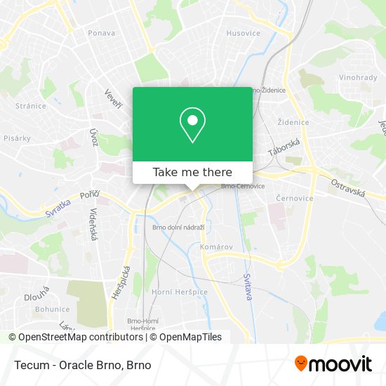 Карта Tecum - Oracle Brno