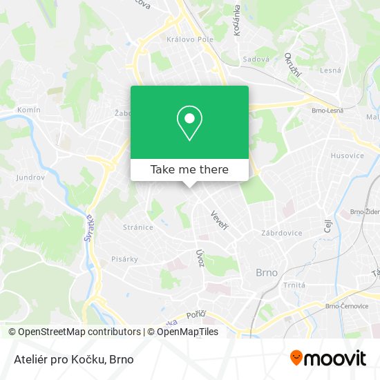 Ateliér pro Kočku map