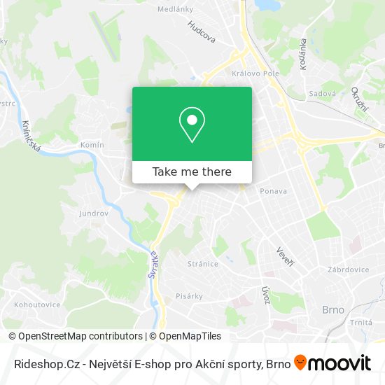 Rideshop.Cz - Největší E-shop pro Akční sporty map