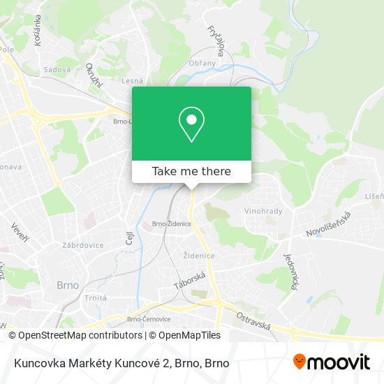 Kuncovka Markéty Kuncové 2, Brno map