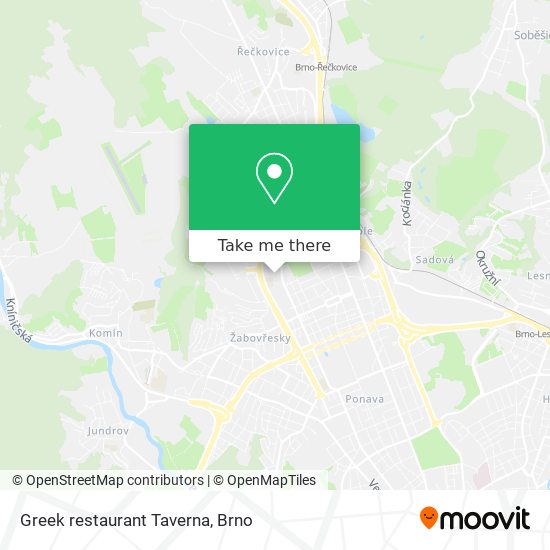 Greek restaurant Taverna map