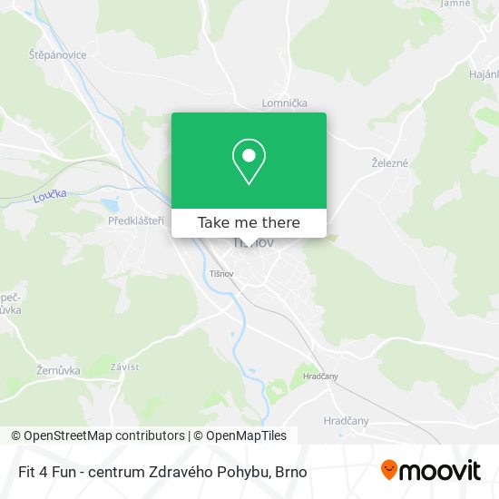 Fit 4 Fun - centrum Zdravého Pohybu map