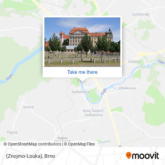 (Znojmo-Louka) map