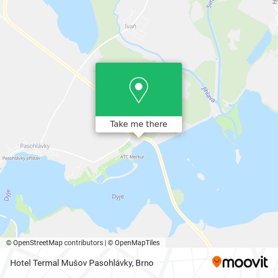 Hotel Termal Mušov Pasohlávky map