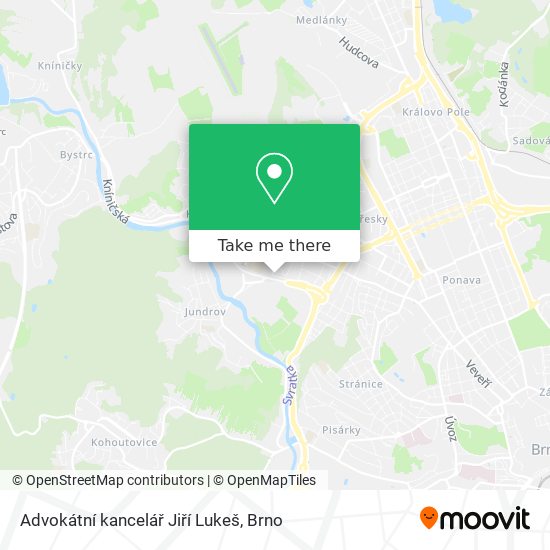 Advokátní kancelář Jiří Lukeš map