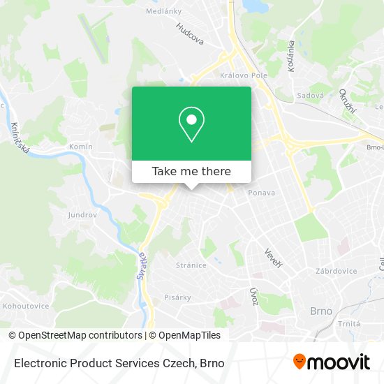 Electronic Product Services Czech map