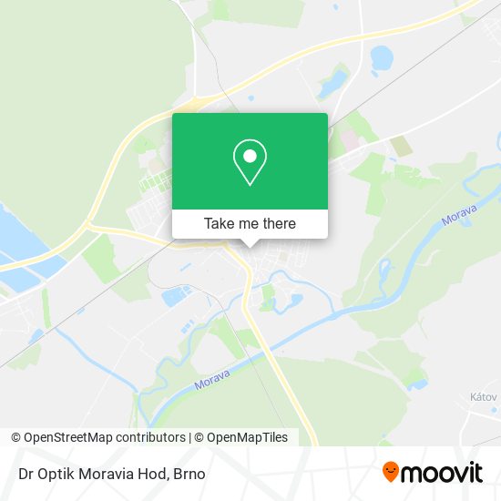 Dr Optik Moravia Hod map