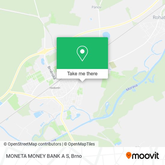 MONETA MONEY BANK A S map