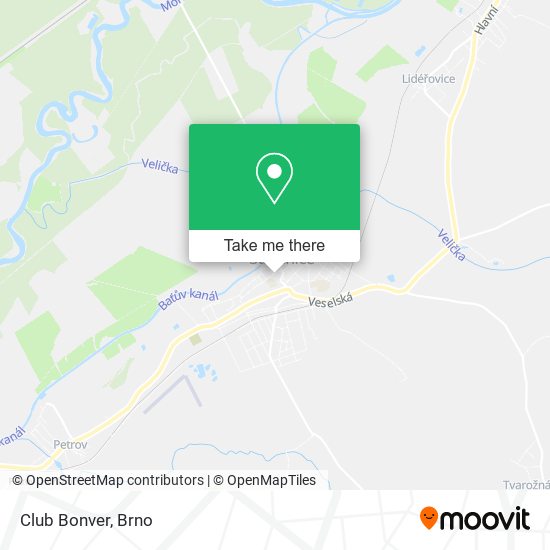 Club Bonver map