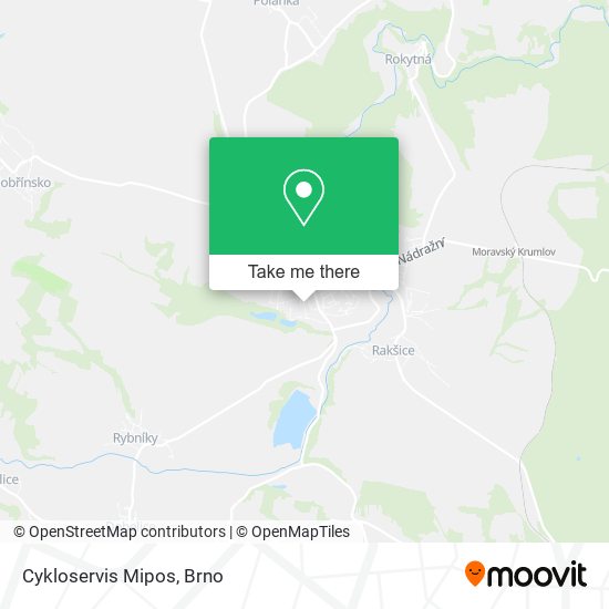 Карта Cykloservis Mipos