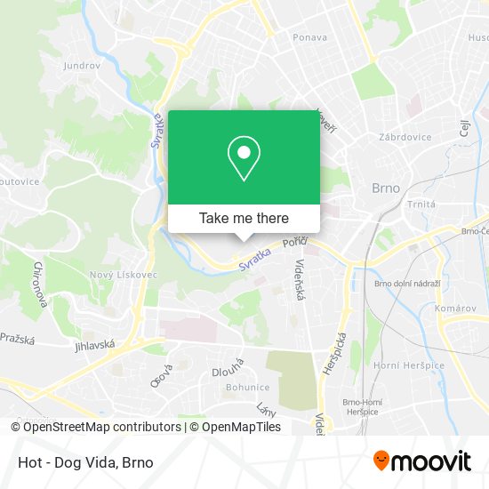 Карта Hot - Dog Vida