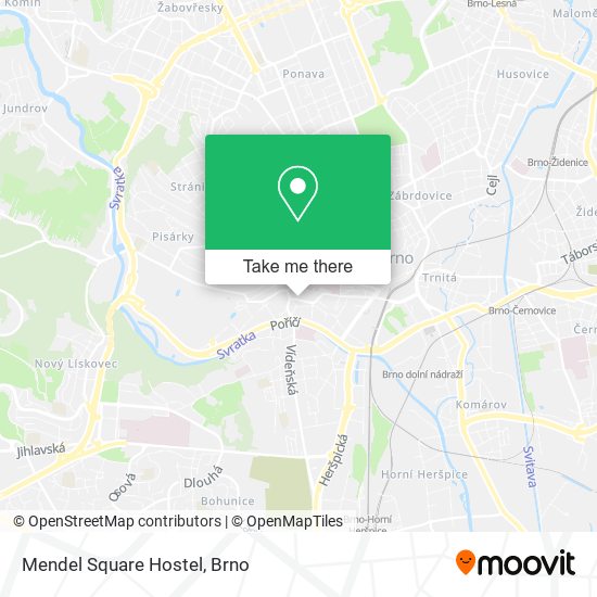 Mendel Square Hostel map