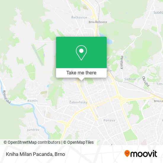 Kniha Milan Pacanda map