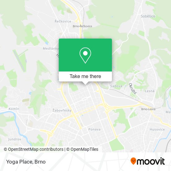 Yoga Place map