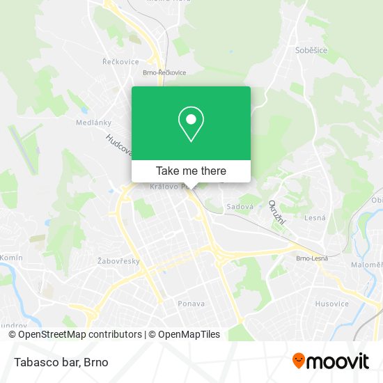 Карта Tabasco bar