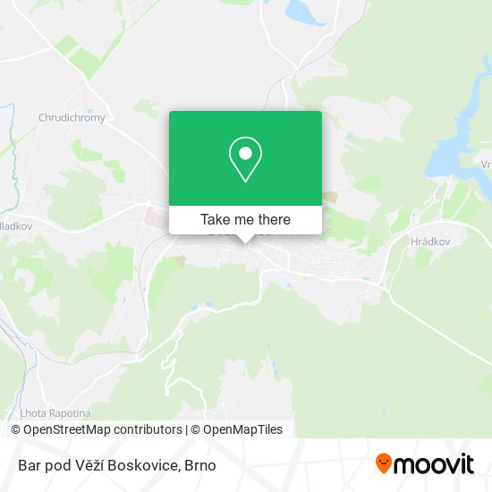 Bar pod Věží Boskovice map