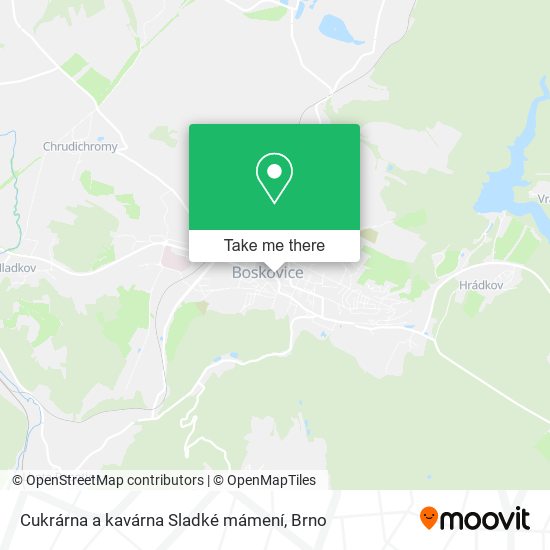 Cukrárna a kavárna Sladké mámení map