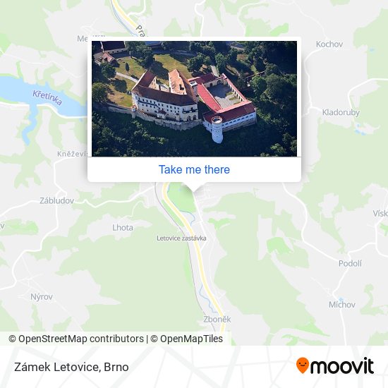 Карта Zámek Letovice