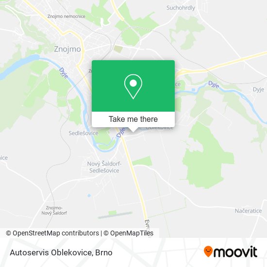 Autoservis Oblekovice map