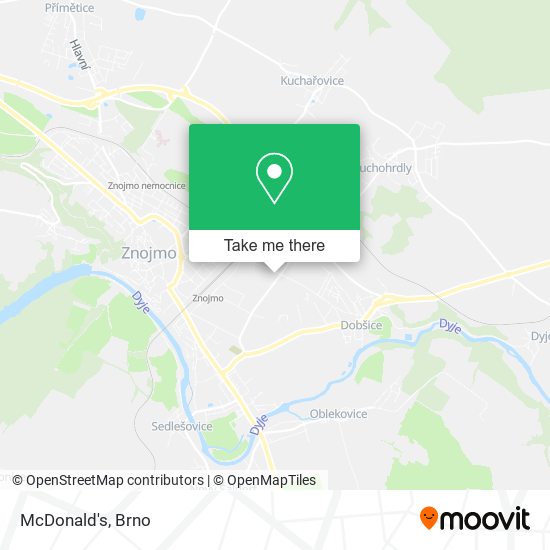 McDonald's map