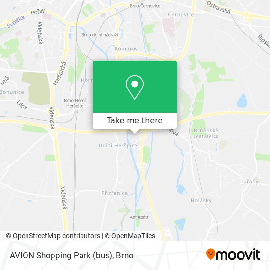 Карта AVION Shopping Park (bus)