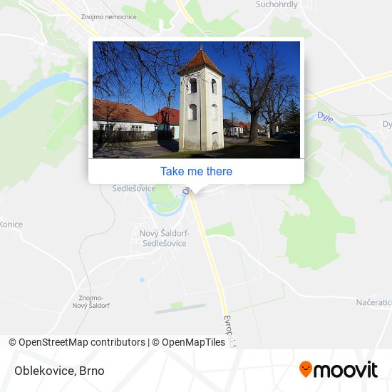 Карта Oblekovice