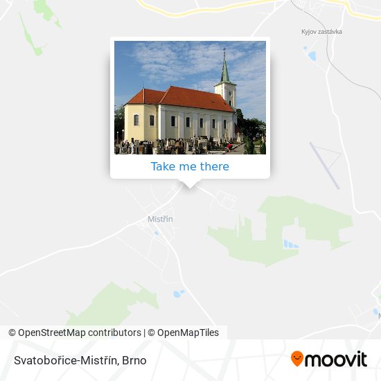 Svatobořice-Mistřín map