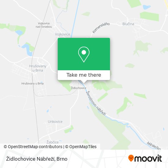 Židlochovice Nábřeží map