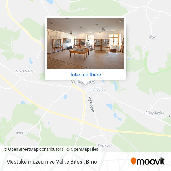 Městské muzeum ve Velké Bíteši map