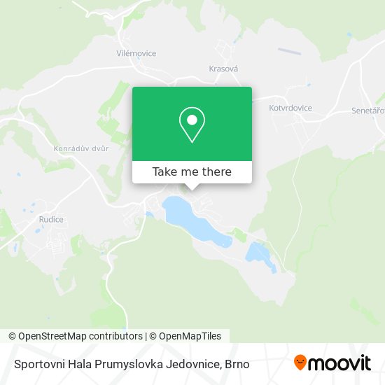 Sportovni Hala Prumyslovka Jedovnice map