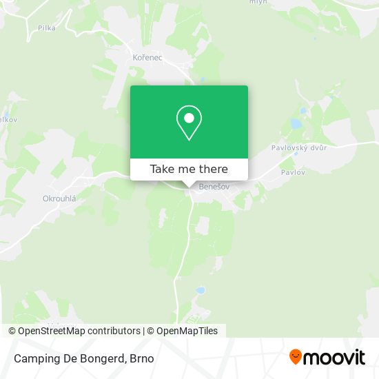 Camping De Bongerd map