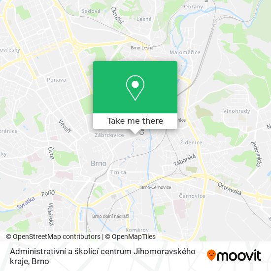 Administrativní a školící centrum Jihomoravského kraje map