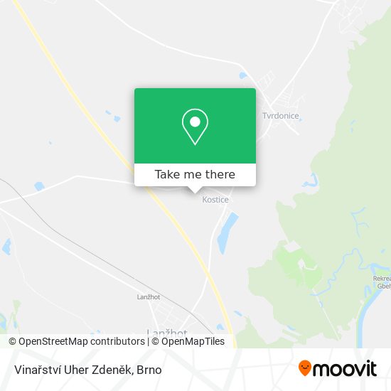 Vinařství Uher Zdeněk map