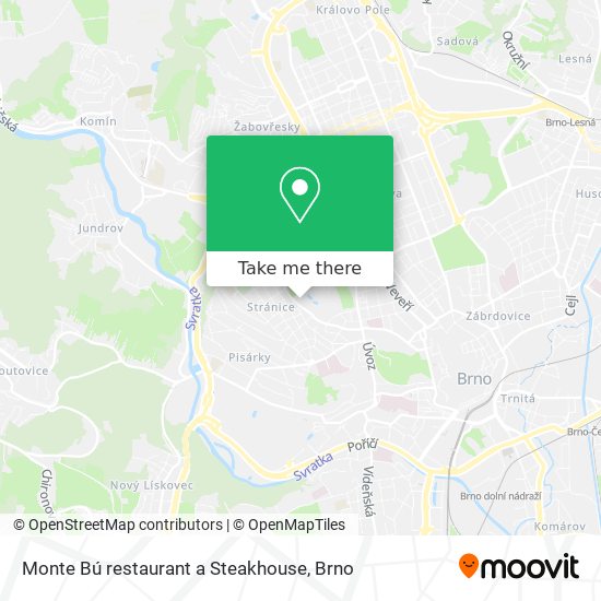 Monte Bú restaurant a Steakhouse map