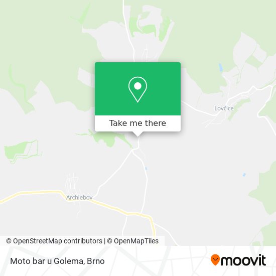 Карта Moto bar u Golema
